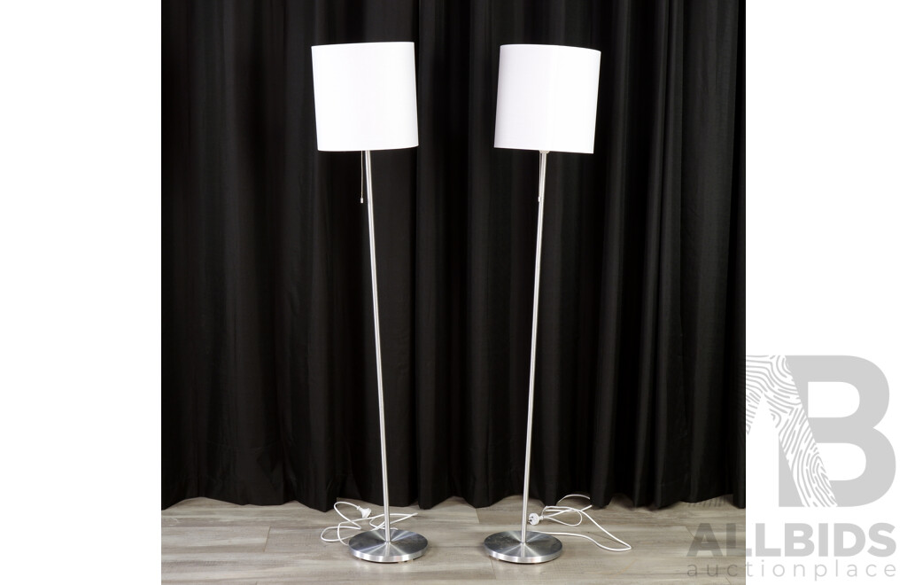 Pair of Ikea Floor Lamps