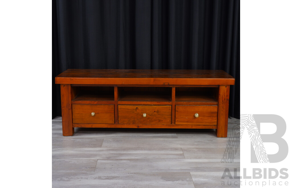 Hardwood Entertainment Unit