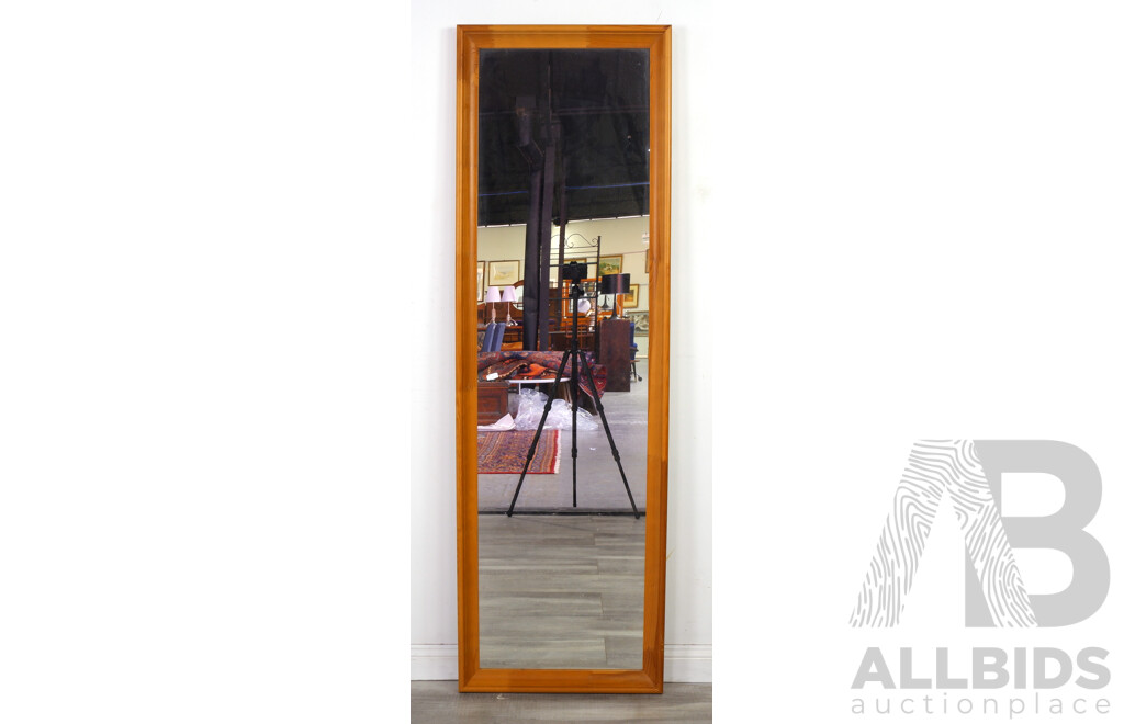 Modern Timber Framed Mirror