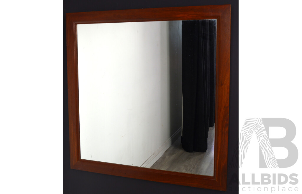 Modern Timber Framed Mirror