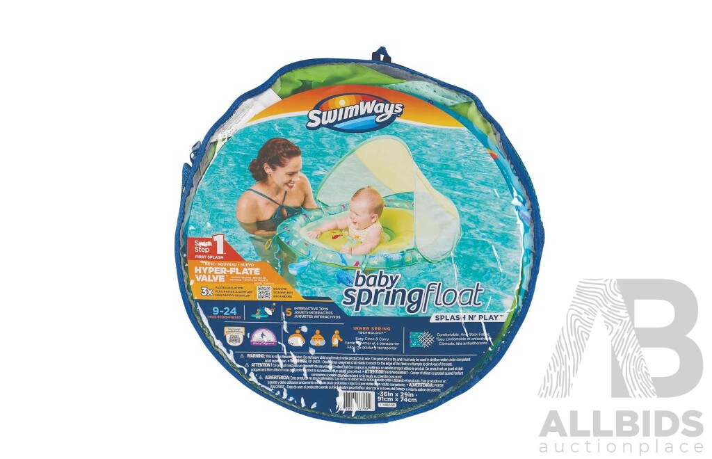 Swimways Baby Sun Canopy - Valued at $80