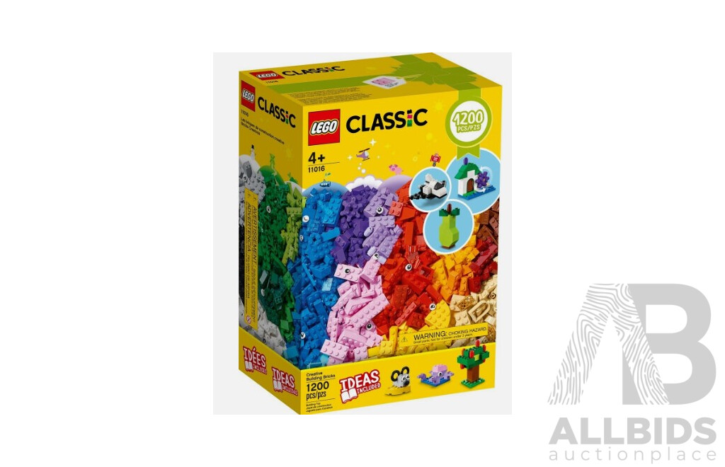 LEGO 11016 CLASSIC Creative Building Bricks 1200 pcs