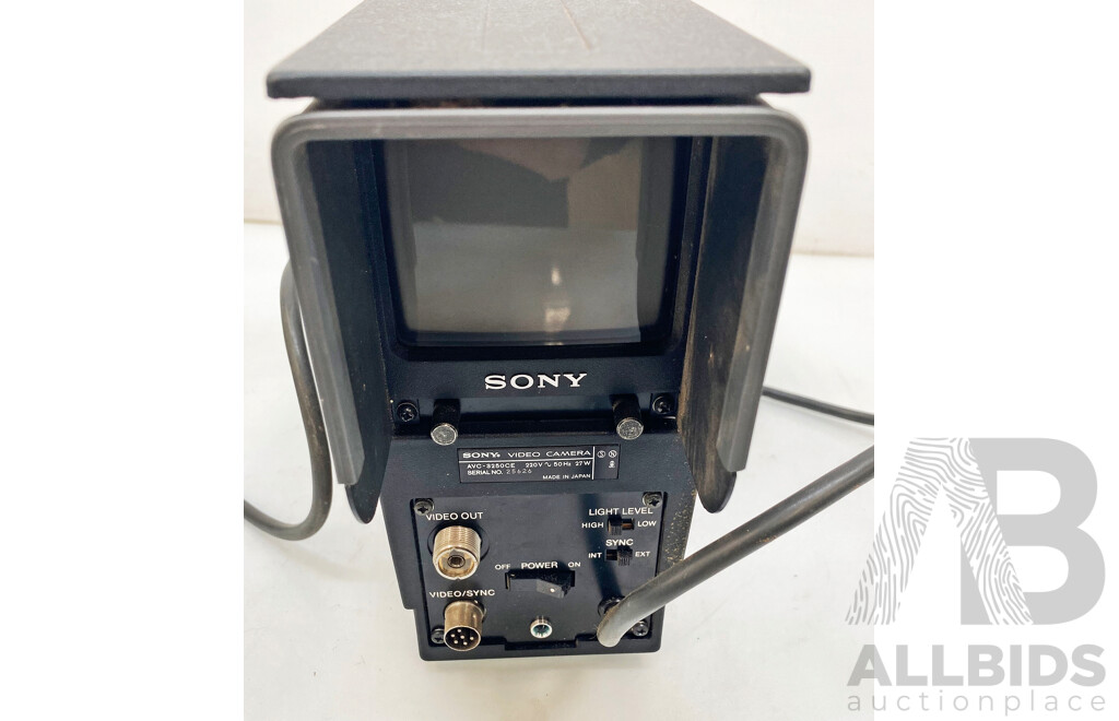 Sony (AVC-3250CE) Video Camera & Panasonic (WV-1850/B) TV Camera