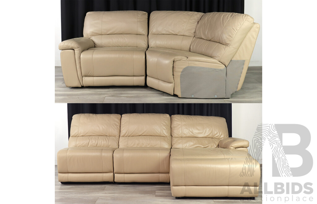 Large Electric Reclining Corner Lounge