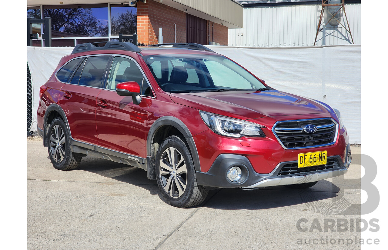 6/2018 Subaru Outback 2.5i Premium MY18 4d Wagon Red 2.5L