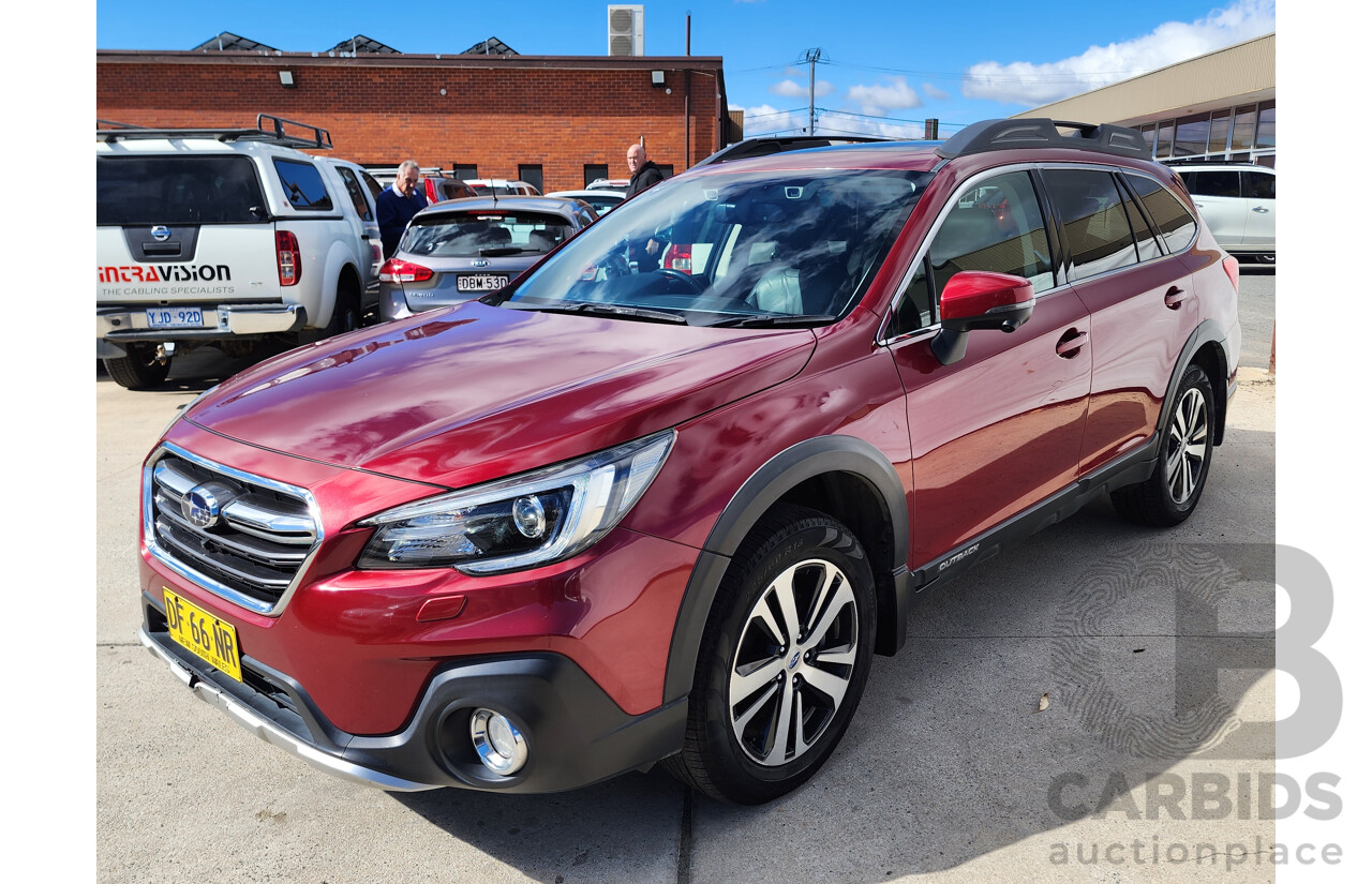 6/2018 Subaru Outback 2.5i Premium MY18 4d Wagon Red 2.5L