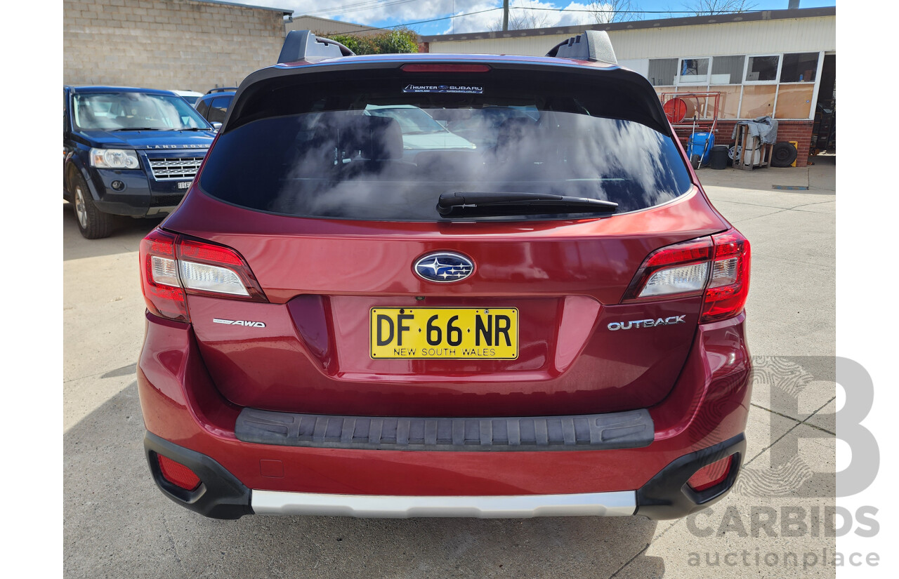6/2018 Subaru Outback 2.5i Premium MY18 4d Wagon Red 2.5L