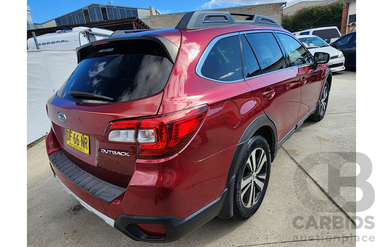 6/2018 Subaru Outback 2.5i Premium MY18 4d Wagon Red 2.5L