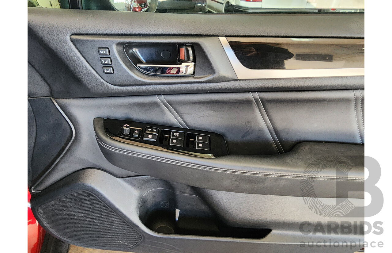 6/2018 Subaru Outback 2.5i Premium MY18 4d Wagon Red 2.5L