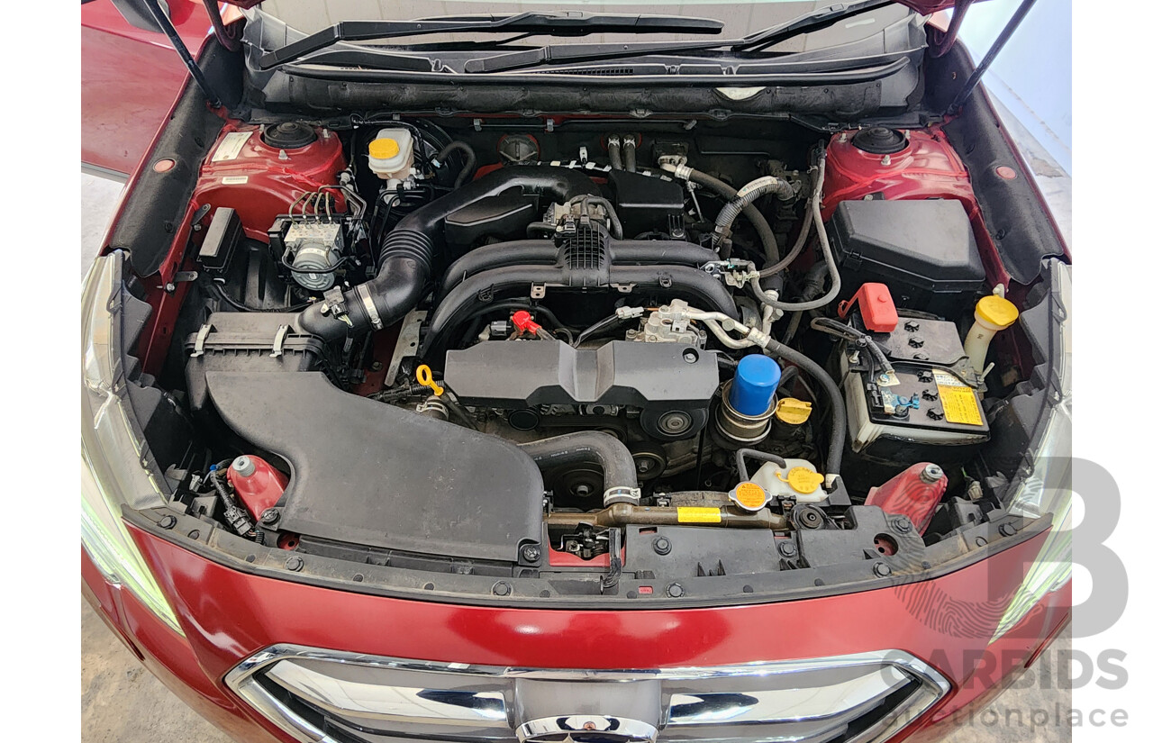 6/2018 Subaru Outback 2.5i Premium MY18 4d Wagon Red 2.5L
