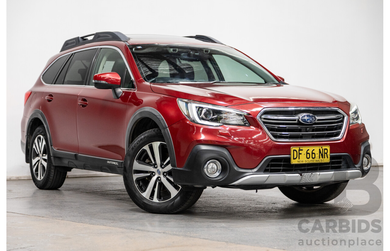 6/2018 Subaru Outback 2.5i Premium (AWD) 5GEN MY18 4d Wagon Crimson Red Pearl 2.5L