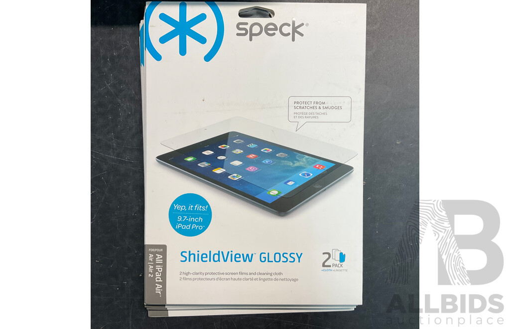 SPECK,LITO Screen Protector for IPAD 10.2inch / Mini4 /iPad Air - Lot of 70