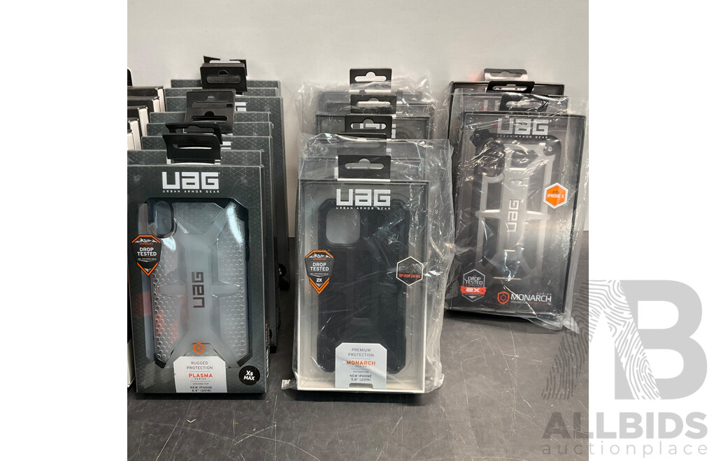 UAG, SURVIVOR, LIFEPROOF Phone Case & Panzer Glass Screen Protector for IPhone - Lot of 46