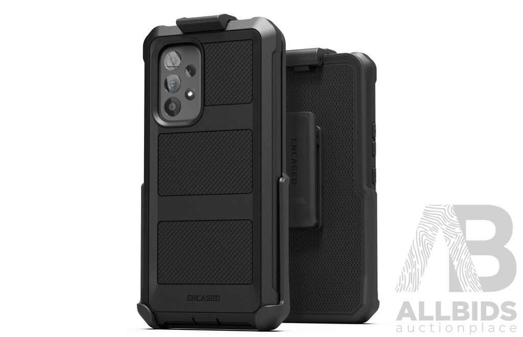 ENCASED Falcon Shield Case with Belt Clip Holster for Galaxy A53 5G FS223BKHL - Lot of 30