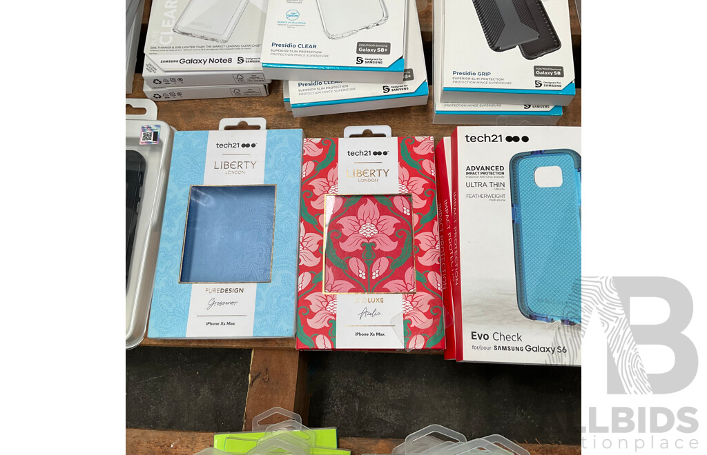 Massive Lot - Assorted of Phone Case & Screen Protector for Iphone, LG, Gaxaly and More