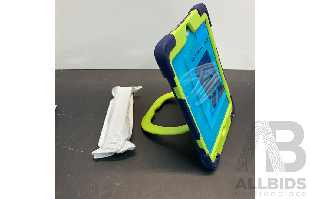 Tablet Protective Case Apple Mini (5th Gen) Navy/Lime & Lenovo Tab P11 (11 Inch) & S4/T830 - Lot of 26 - Estimated Total ORP $1,040.00