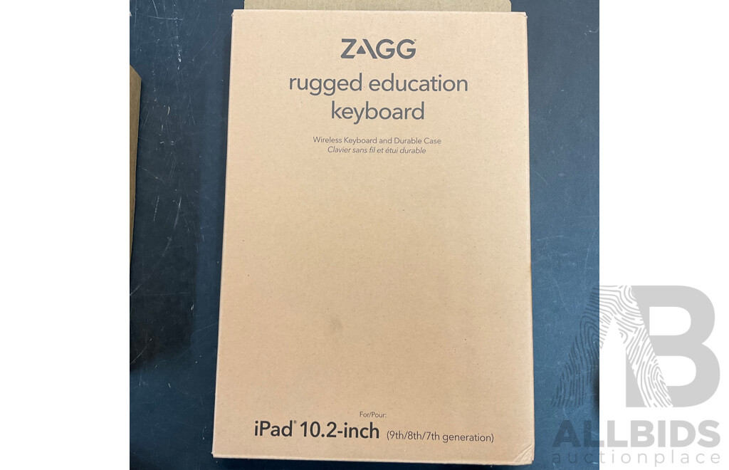 ZAGG Rugged Education Keyboard & Assorted of Accessries for MacBook/iPAD/Xiamoi Pad5/Surface Laptop 15  Inch (4th/3rd Gen) - Estimated Total $1,200.00