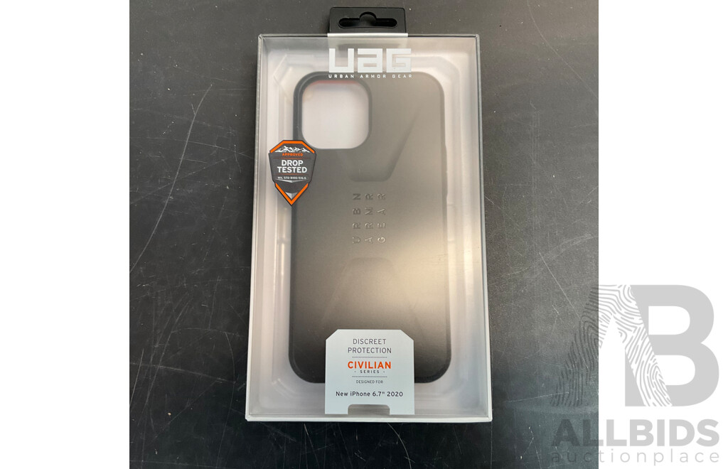 SPECK & UAG Phone Case for IPhone 12ProMAX / IPhone13 Pro MAX - Lot of 25 - Estimated Total ORP $1,000