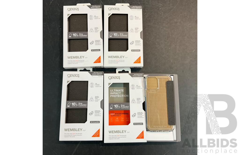 GEAR4 & UAG Phone Case for IPhone 12 - Lot of 28 - Estimated Total ORP $1,400