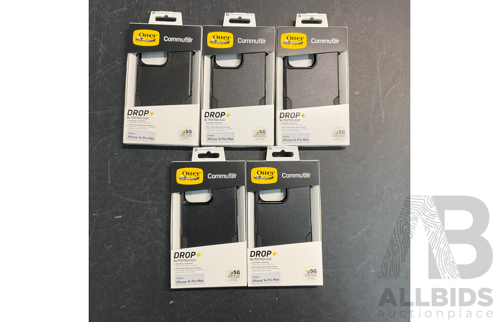 OTTERBOX, CASE MATE Phone Case  & IMPACT ZONE Case & Screen Bundle and Screen Protector for IPhone 14 Pro MAX - Lot of 27 - Estimated Total ORP$1,600.00