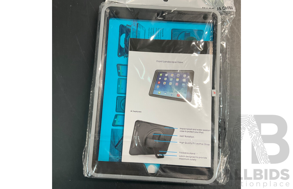 Tablet Protective Case for Apple IPad - Lot of 15 - Estimated Total ORP $ 750