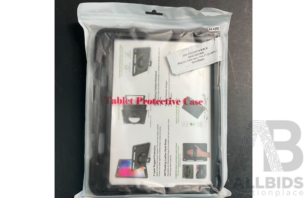 Tablet Protective Case for Apple IPad - Lot of 15 - Estimated Total ORP $ 750