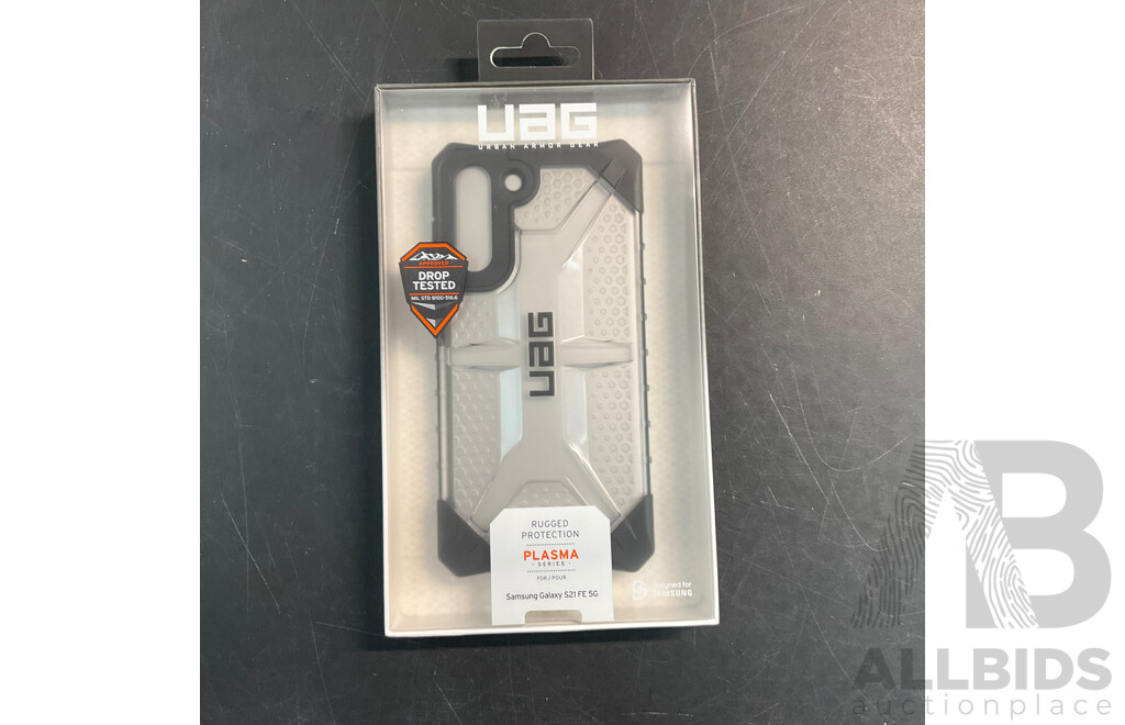 UAG Plasma Series Phone Case for Samsung Galaxy S21 FE 5G - Lot of 29 - Estimated Total $1,700.00