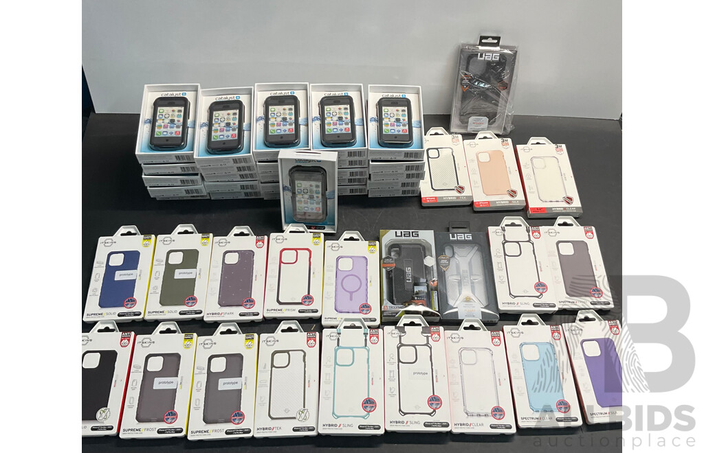 ITSKINS,UAG & Assorted of  Phone Case for IPhone - Lot of 48