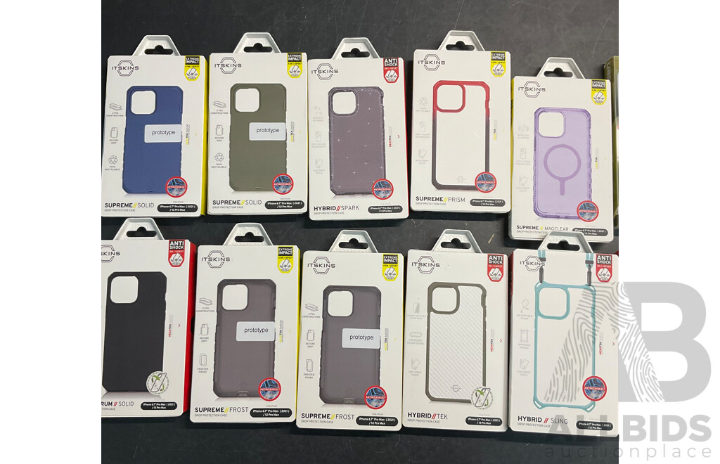 ITSKINS,UAG & Assorted of  Phone Case for IPhone - Lot of 48