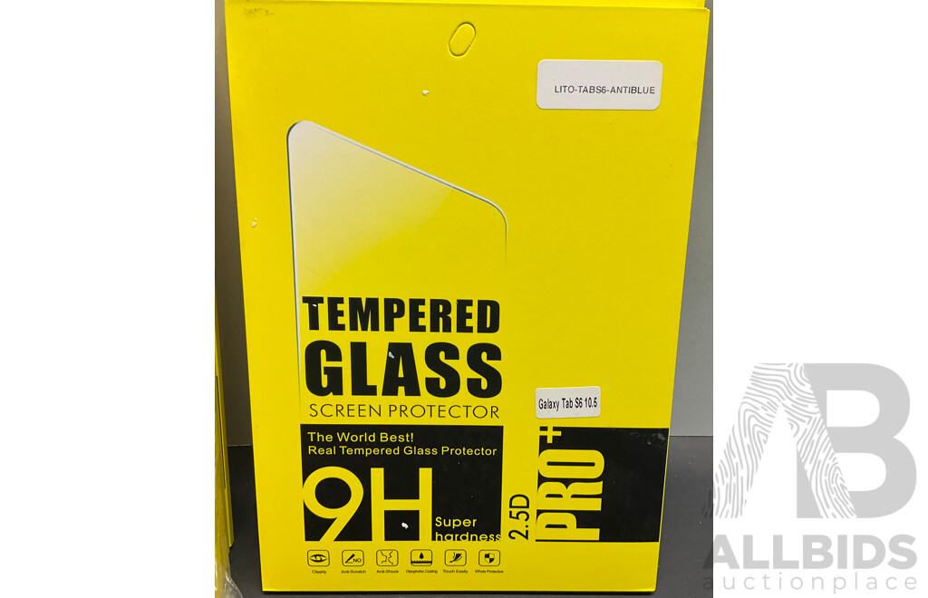 Assorted of Screen Protector for IPAD 10.9inch and IPad Air /Galaxy Tab A/Tab S6/Tab S4 - Lot of 81