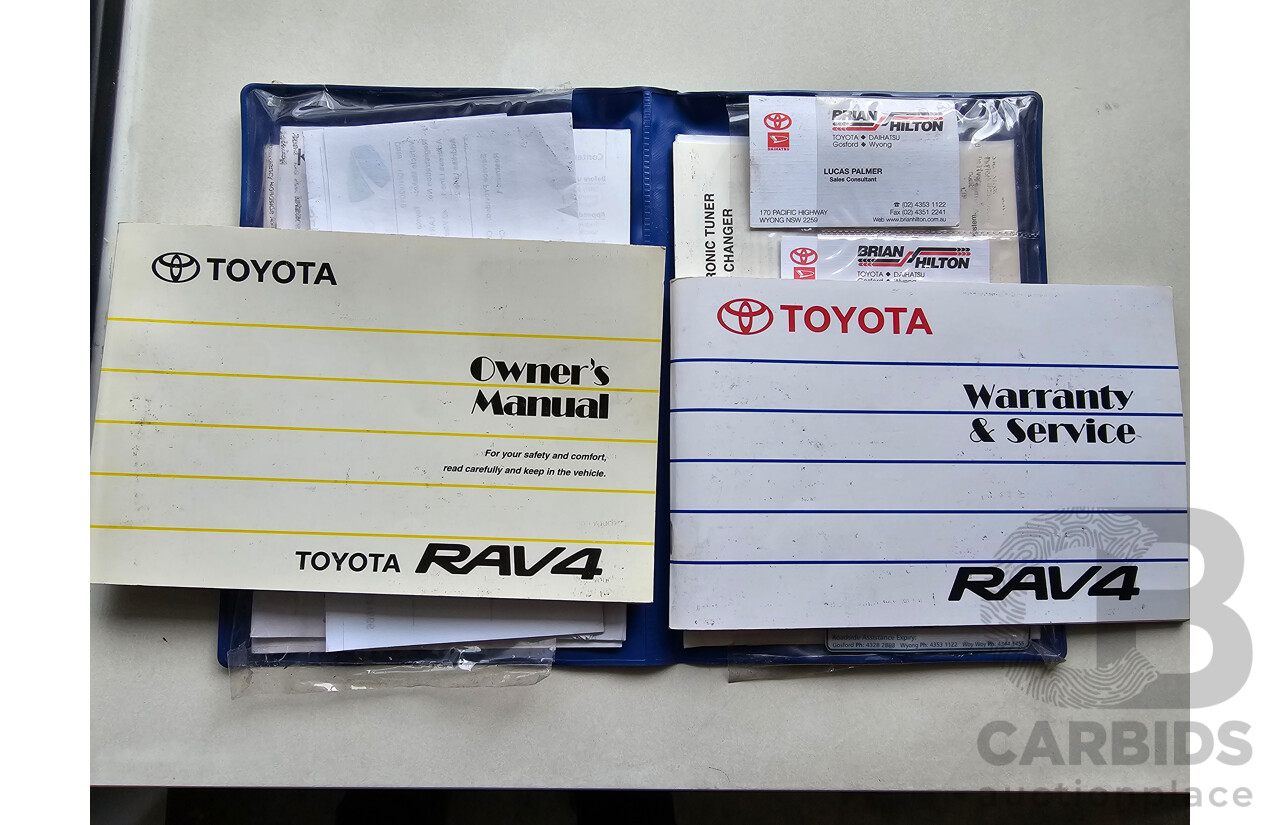2/2006 Toyota Rav4 Cruiser (4x4) ACA33R 4d Wagon Black 2.4L
