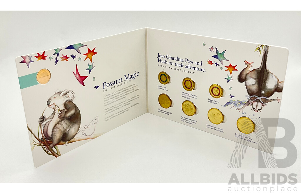 2017 RAM Possum Magic Limited Edition 8 Eight Coin Set.