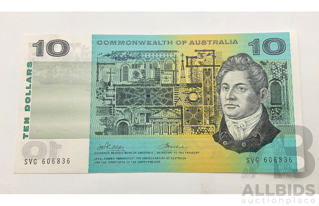 1972 UNC Phillips Wheeler $10 Note. SVG 606836.