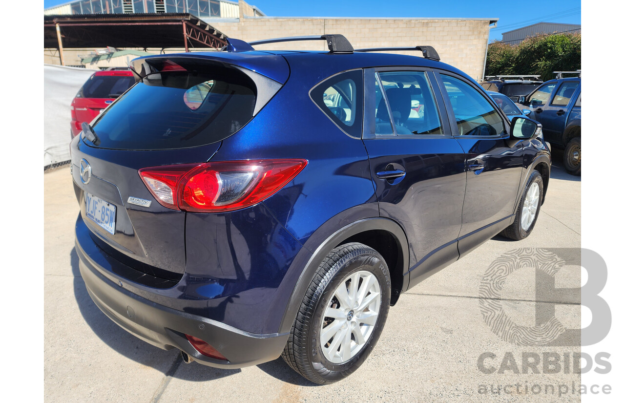 10/2012 Mazda Cx-5 MAXX Sport (4x4)  4d Wagon Blue 2.2L