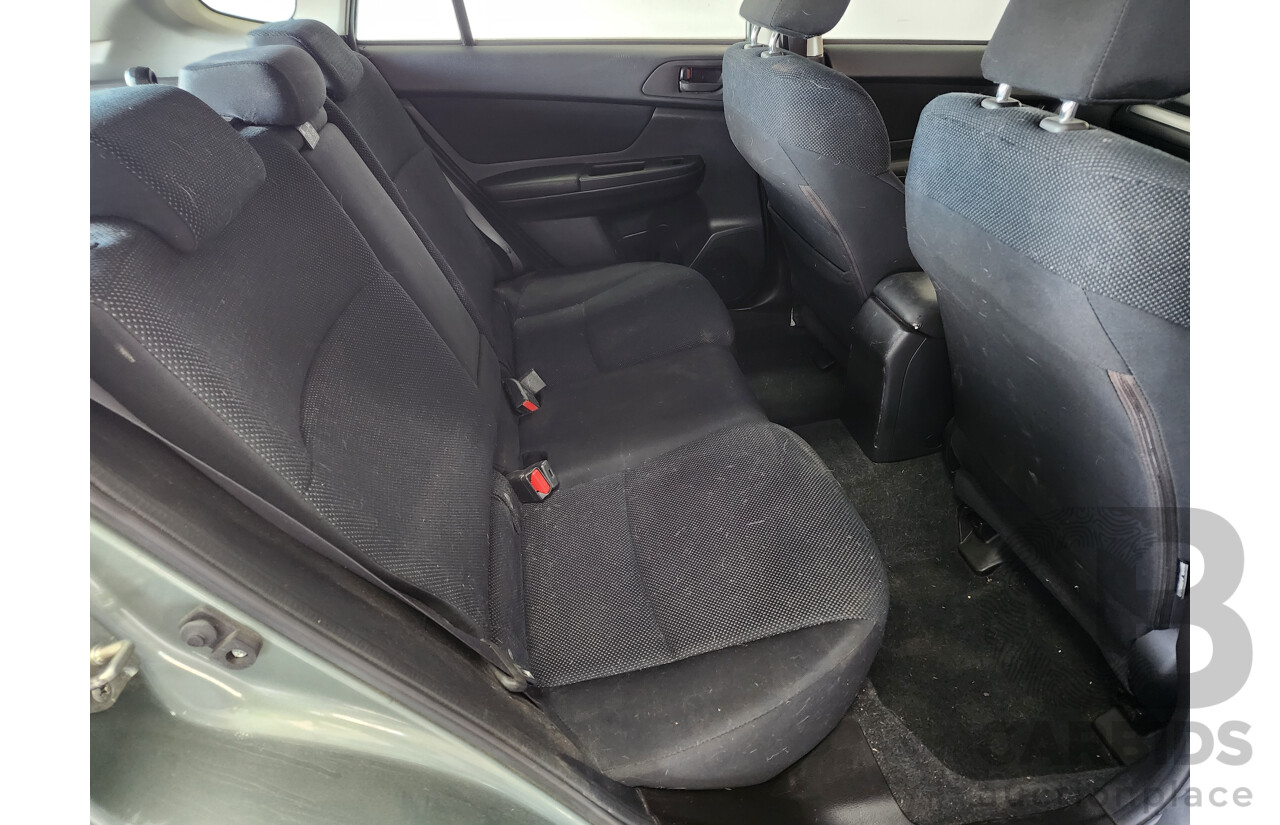 2/2013 Subaru XV 2.0i MY13 4d Wagon Green 2.0L