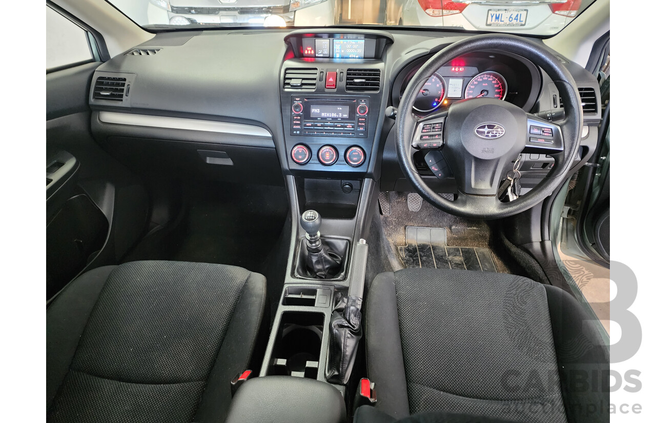 2/2013 Subaru XV 2.0i MY13 4d Wagon Green 2.0L