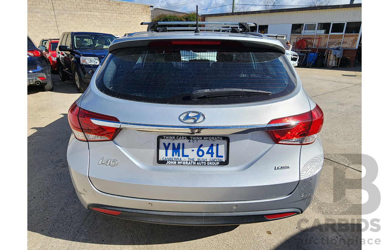 5/2013 Hyundai i40 Active VF 2 4d Wagon Silver Or Chrome 1.7L