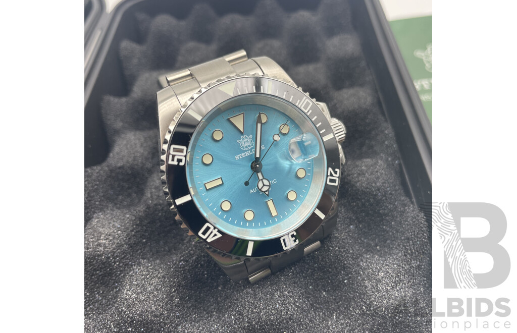 STEELDIVE Turquoise 41mm Men's Diver Watch - SD1953