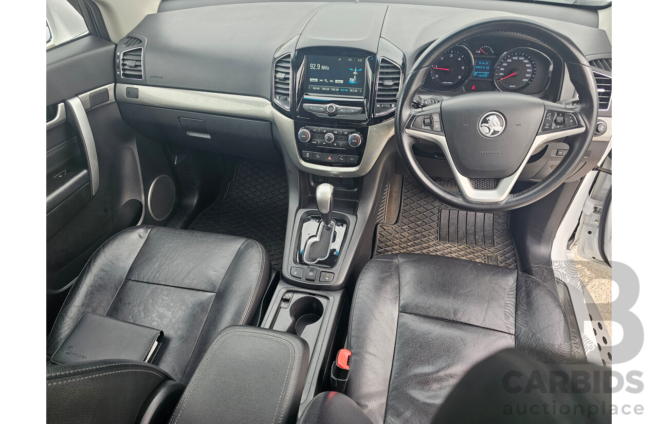 10/2016 Holden Captiva 7 LTZ (awd) CG MY15 4d Wagon White 2.2L