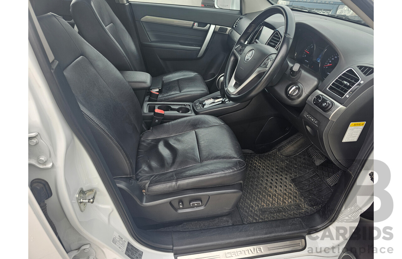 10/2016 Holden Captiva 7 LTZ (awd) CG MY15 4d Wagon White 2.2L