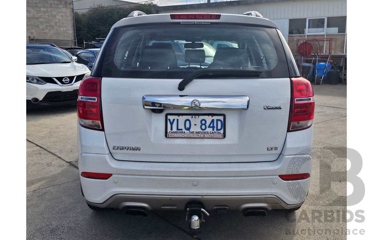 10/2016 Holden Captiva 7 LTZ (awd) CG MY15 4d Wagon White 2.2L