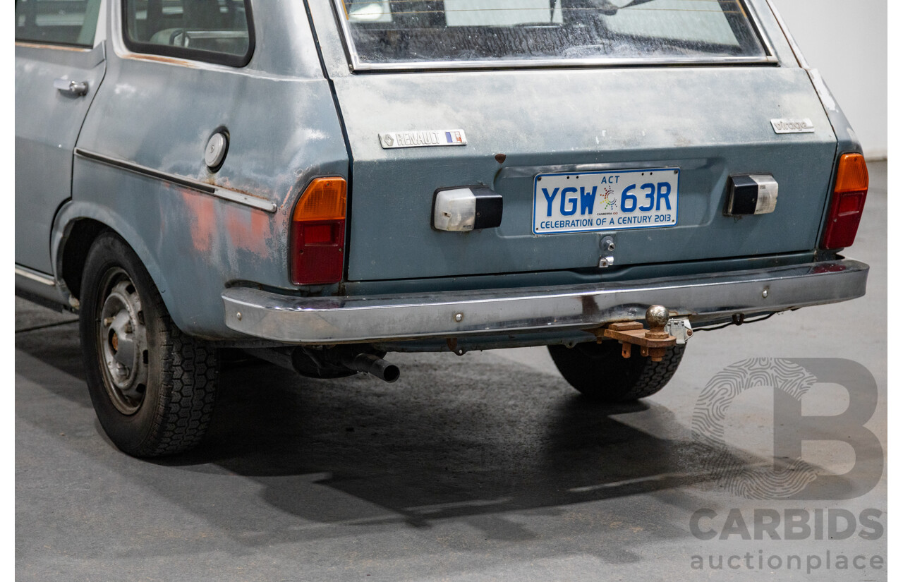 11/1979 Renault Virage 4d Wagon Blue 1.4L