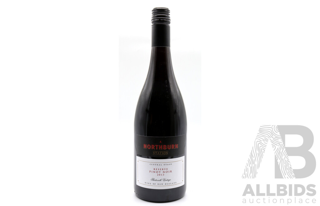 Northburn Station Central Otago Reserve Pinot Noir Vintage 2013