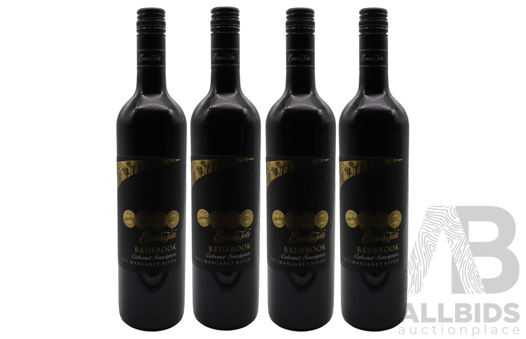 Evans & Tate Redbrook Cabernet Sauvignon Vintage 2012 X 4