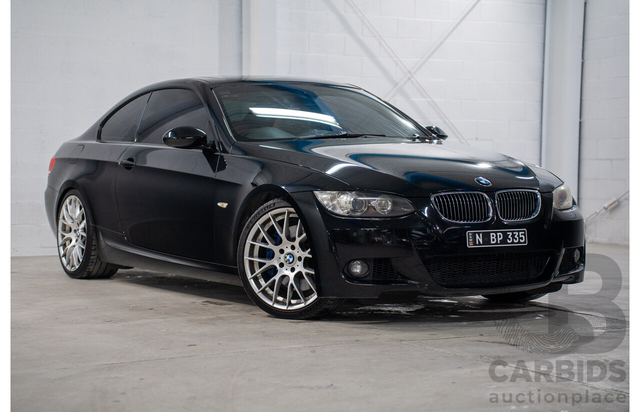 6/2009 BMW 335i M Sport E92 MY09 2d Coupe Black Sapphire Metallic Twin Turbo 3.0L