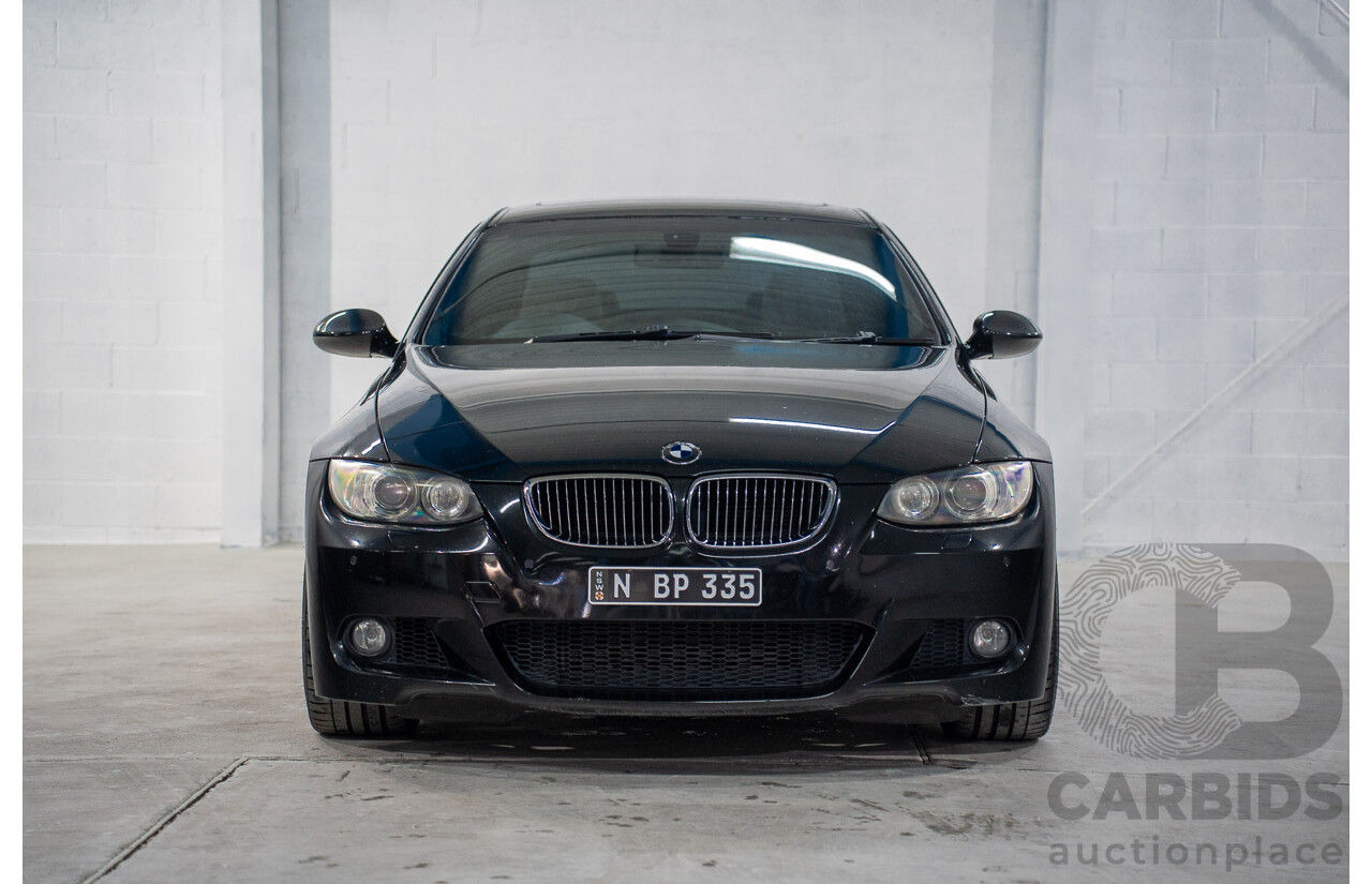 6/2009 BMW 335i M Sport E92 MY09 2d Coupe Black Sapphire Metallic Twin Turbo 3.0L