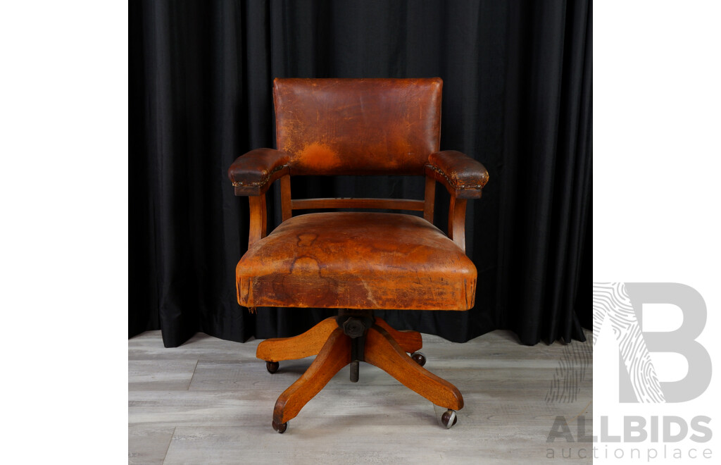 Leather Captains Chair