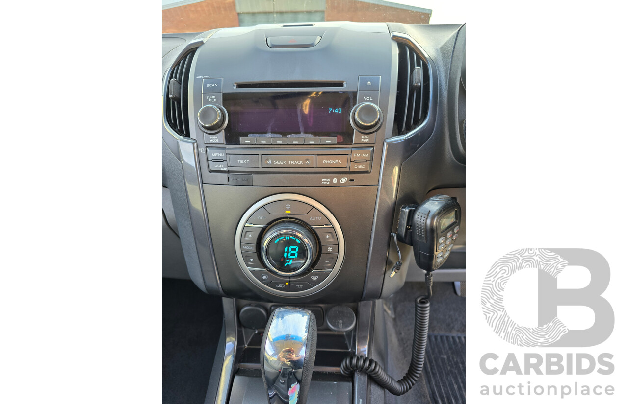 12/2012 Holden Colorado 7 LTZ (4x4) RG 4d Wagon Blue Mountain Metallic Turbo Diesel 2.8L - 7 Seater