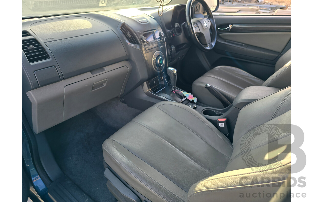 12/2012 Holden Colorado 7 LTZ (4x4) RG 4d Wagon Blue Mountain Metallic Turbo Diesel 2.8L - 7 Seater