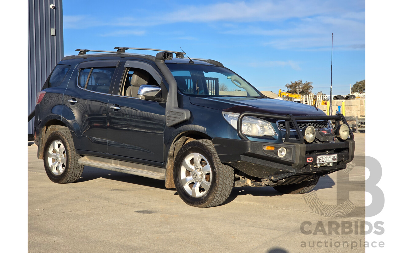 12/2012 Holden Colorado 7 LTZ (4x4) RG 4d Wagon Blue Mountain Metallic Turbo Diesel 2.8L - 7 Seater